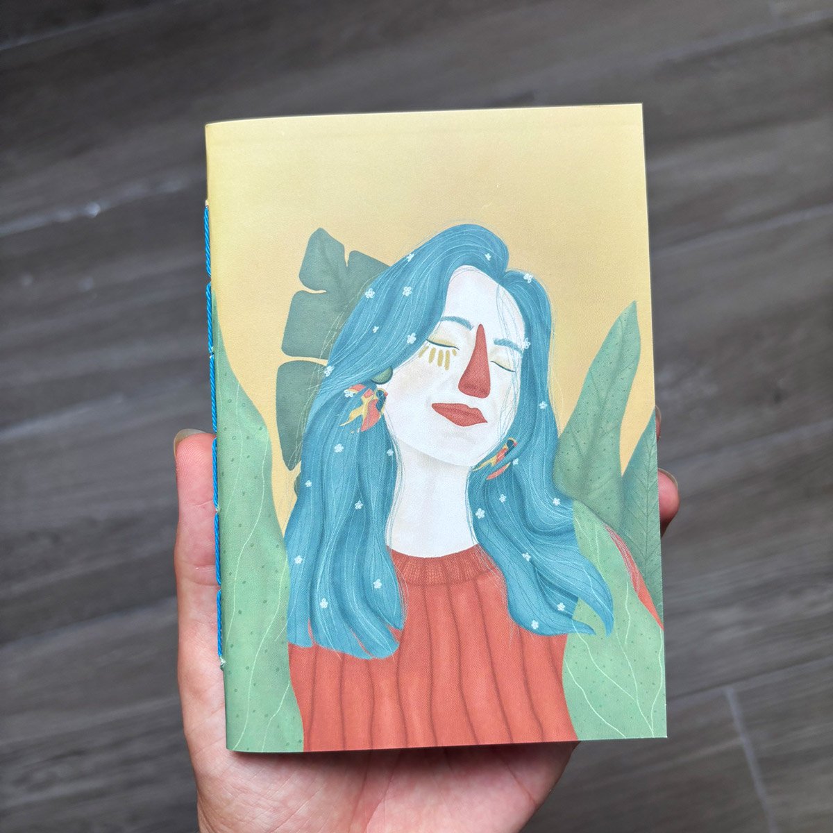 Libreta cosida a mano - Naturaleza - Imagen 7
